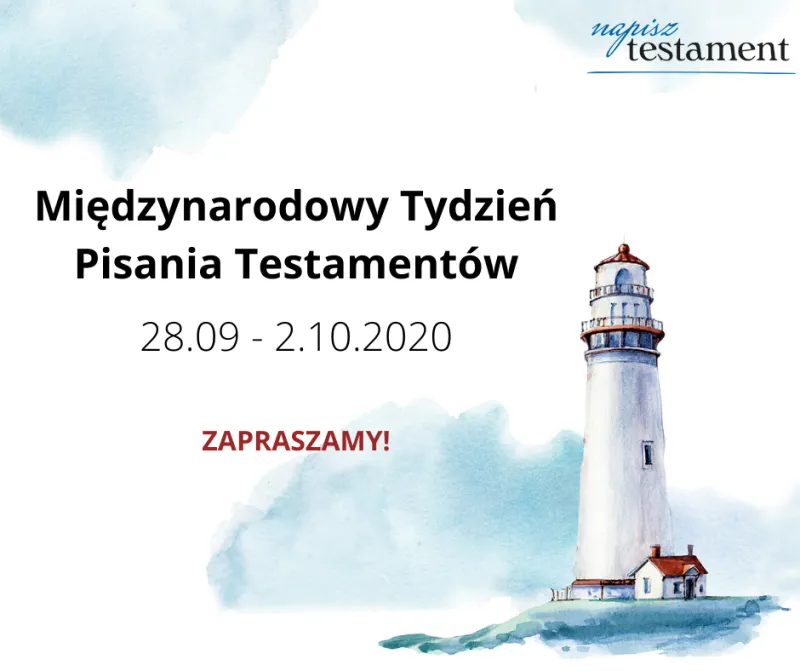 Międzynarodowy Tydzień Pisania Testamentów 2020